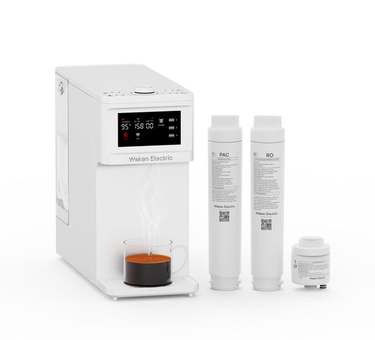 Waken Electric C10 Countertop Reverse Osmosis Water System,Instant Hot Water Filter Dispenser,No installation