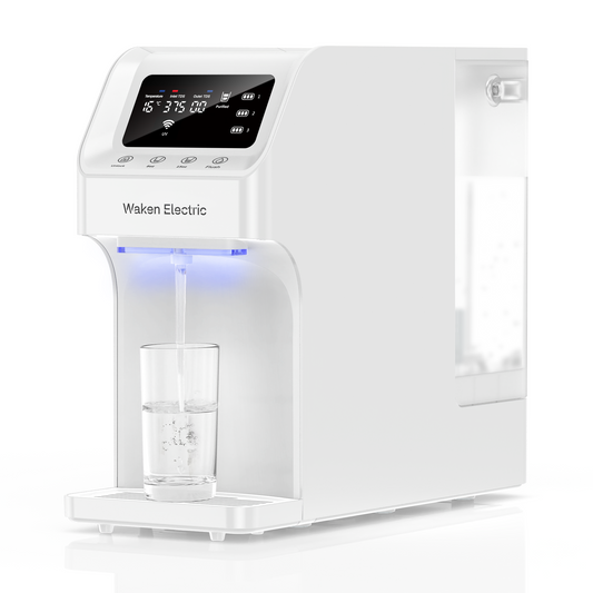 Waken Electric C11 Reverse Osmosis Water Filter Countertop,UV ,4:1 Pure to Drain,Plug and Play